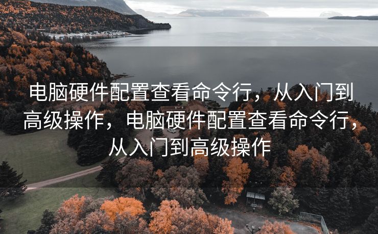 电脑硬件配置查看命令行，从入门到高级操作，电脑硬件配置查看命令行，从入门到高级操作